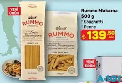RUMMO MAKARNA 500 G fiyat ve kampanya bilgisi